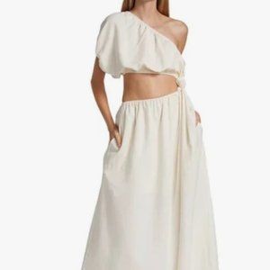 Farm Rio Off the Shoulder Maxi Dress - Off White - NWT Size XS